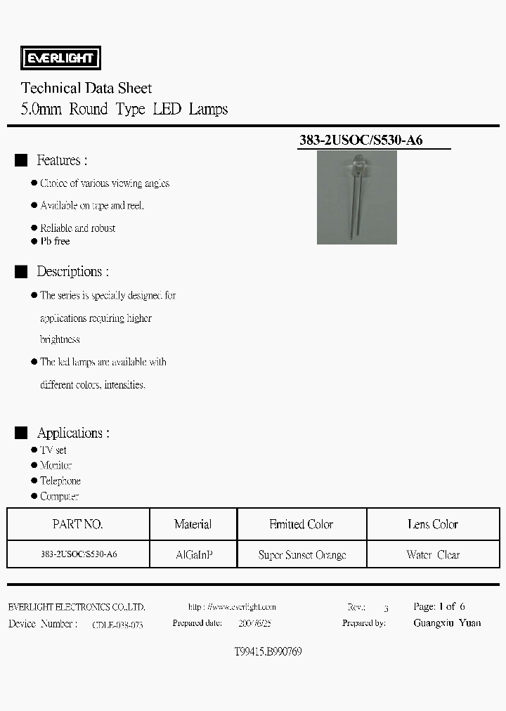 383-2USOC-S530-A6_3669235.PDF Datasheet