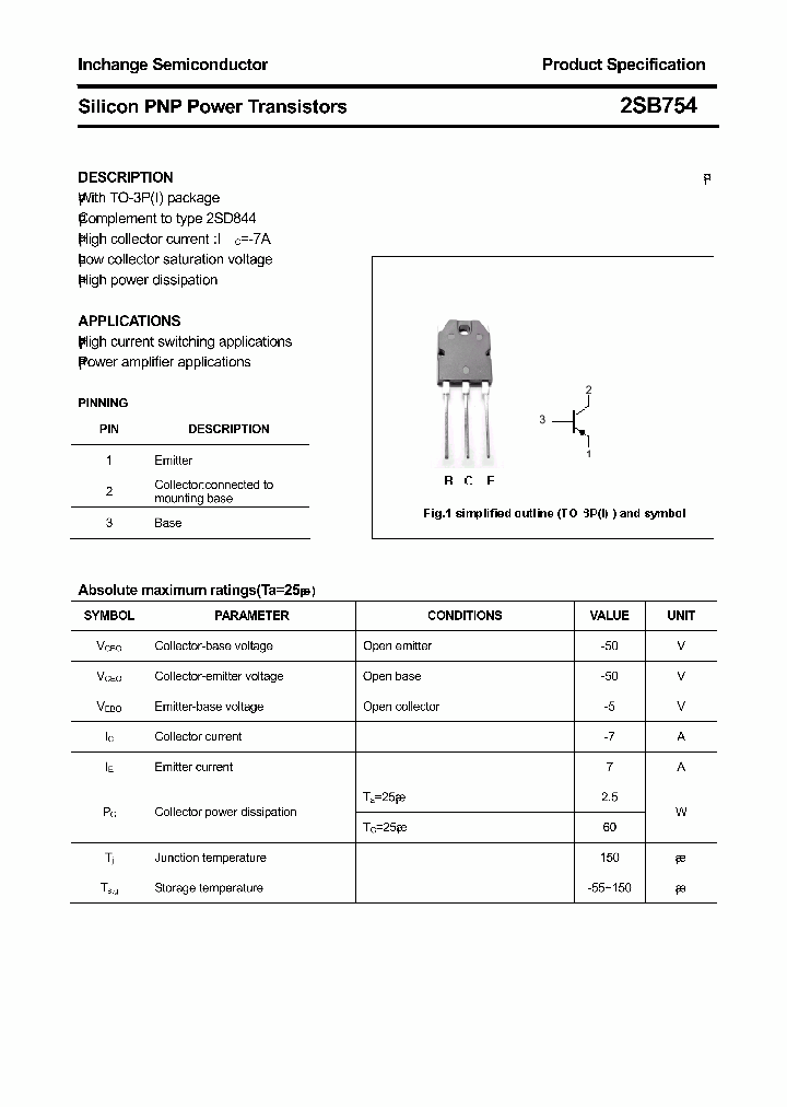 2SB754_3672222.PDF Datasheet