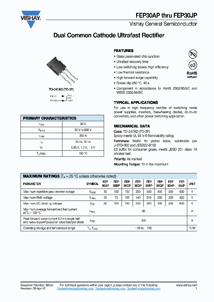 FEP30JP-E3-45_3673535.PDF Datasheet