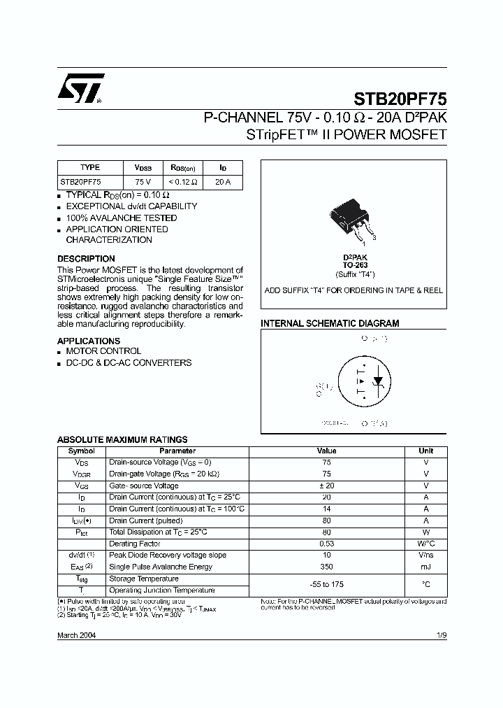 STB20PF75_3678515.PDF Datasheet