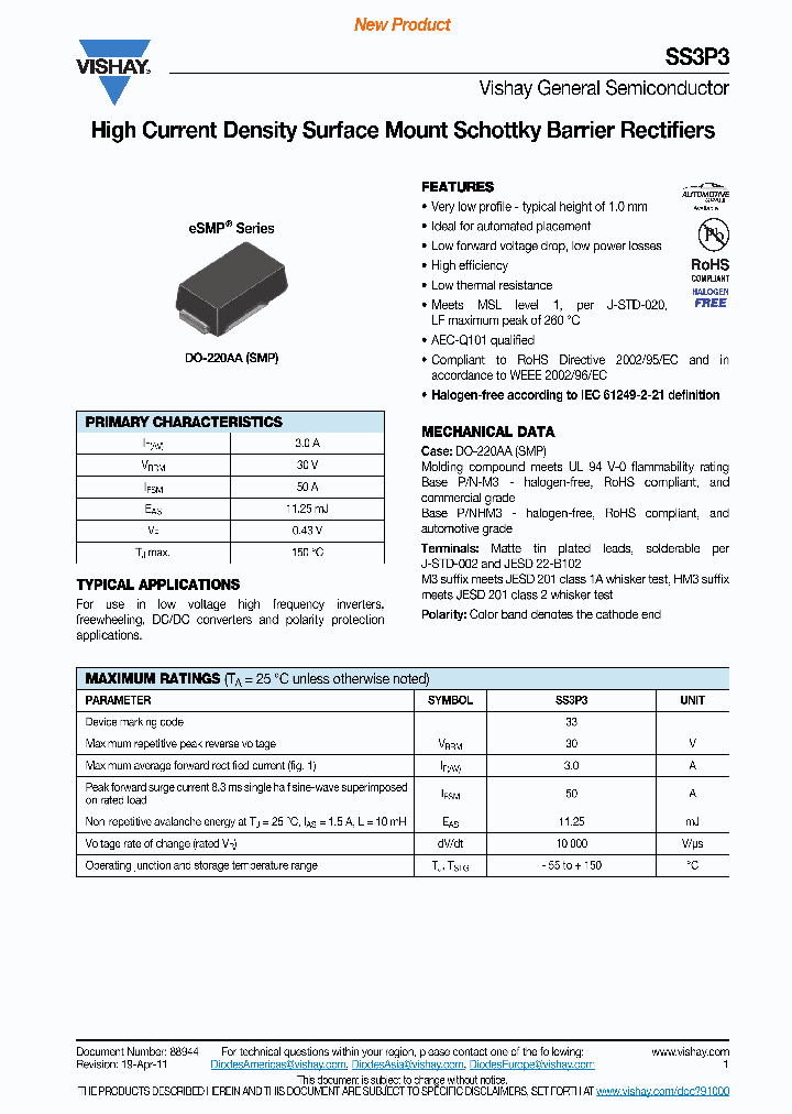 SS3P3-M3-84A_3679498.PDF Datasheet