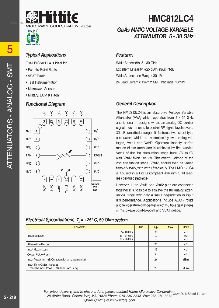 HMC812LC4_3695334.PDF Datasheet