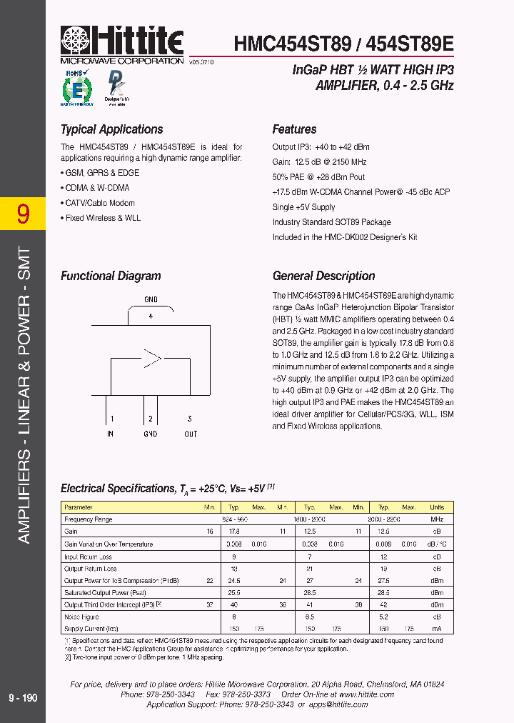 HMC454ST89E_3695380.PDF Datasheet