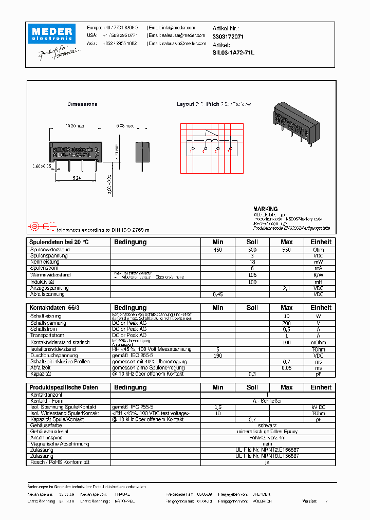 SIL03-1A72-71LDE_3705461.PDF Datasheet