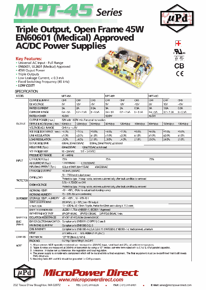 MPT-45_3711579.PDF Datasheet
