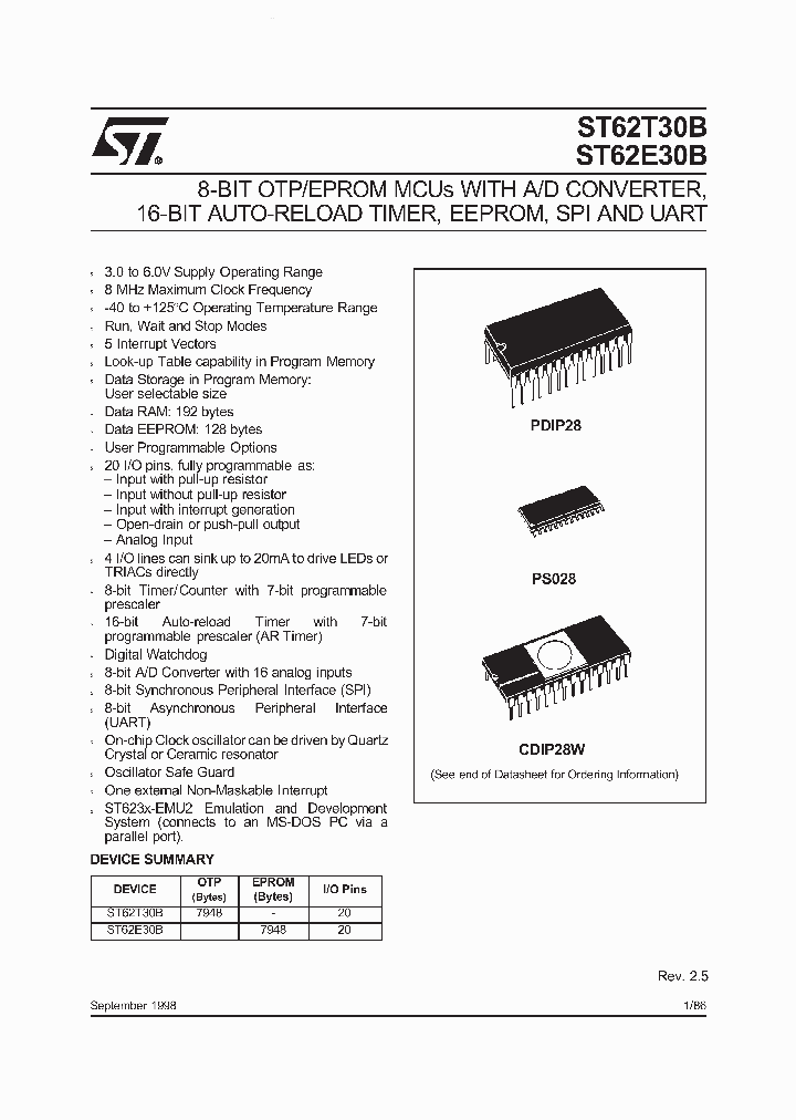 ST62E30B_3712236.PDF Datasheet