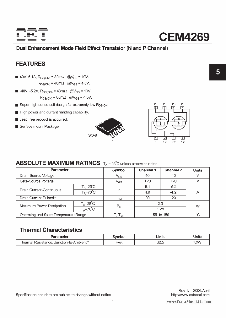 CEM4269_3712366.PDF Datasheet