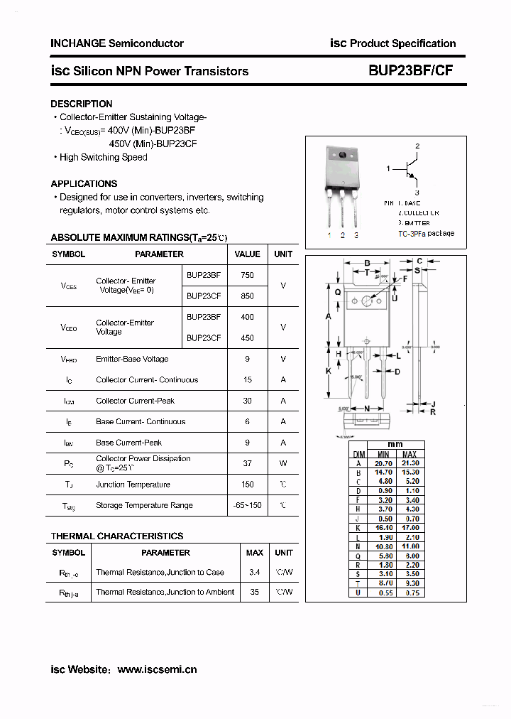 BUP23BF_3712374.PDF Datasheet