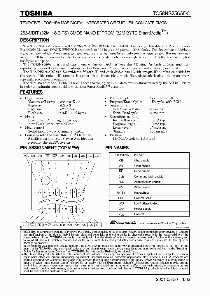TC58NS256ADC_3720392.PDF Datasheet