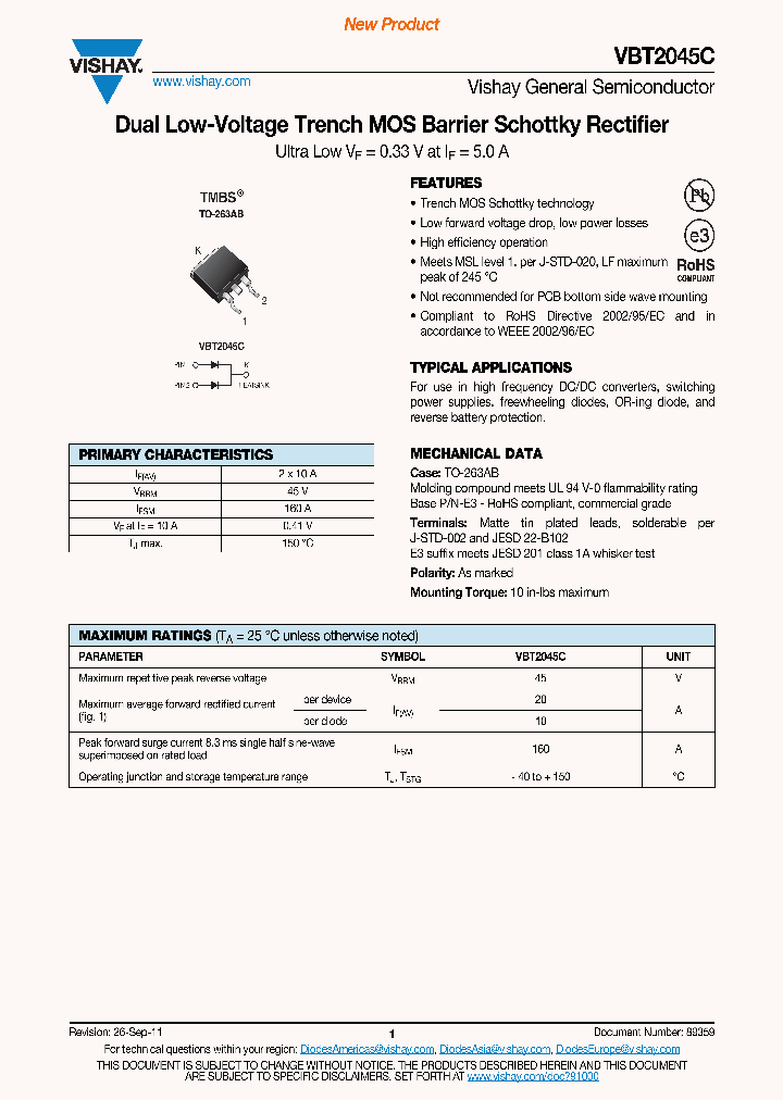 VBT2045C-E3-4W_3723082.PDF Datasheet