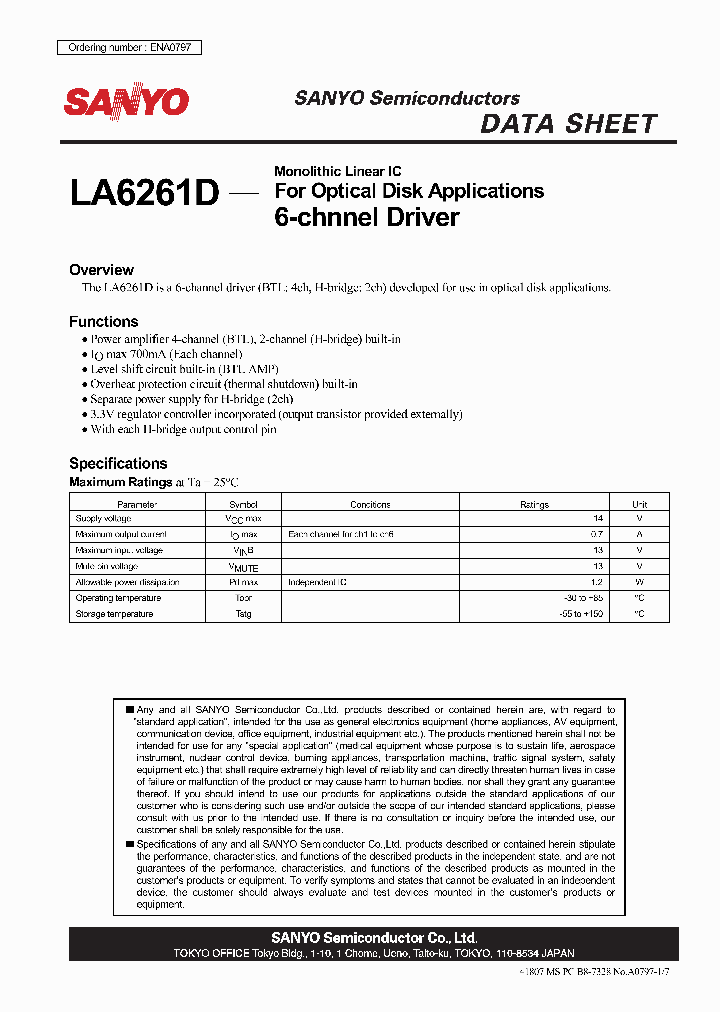 LA6261D_3723323.PDF Datasheet