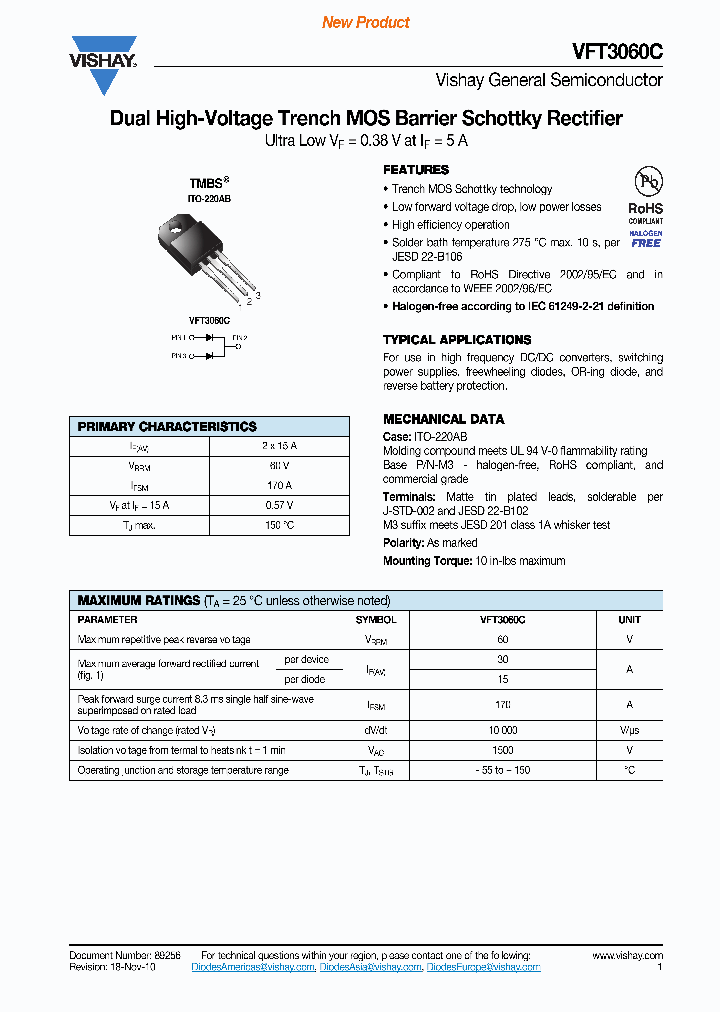VFT3060C-M3-4W_3723732.PDF Datasheet