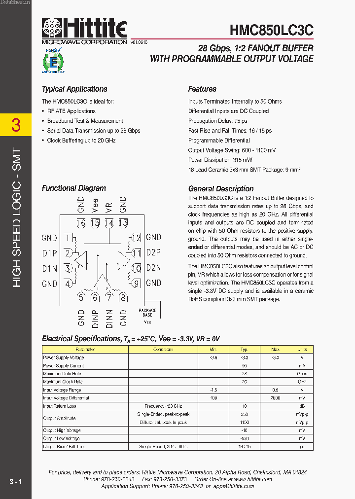 HMC850LC3C_3727442.PDF Datasheet