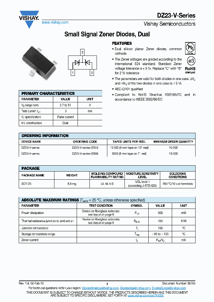 DZ23C16-V_3765596.PDF Datasheet