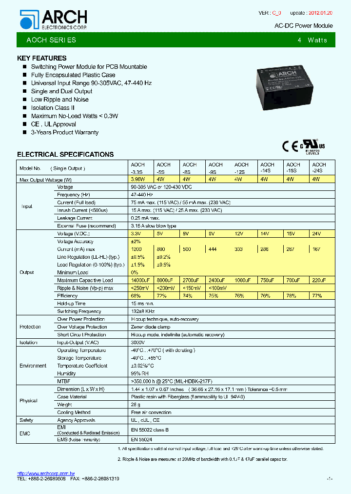 AOCH-33S_3772595.PDF Datasheet