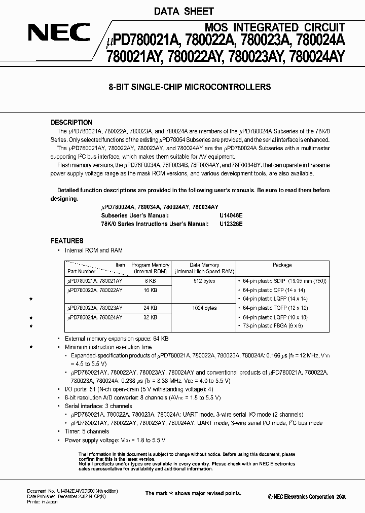 UPD780022AYGK-XXX-9ET-A_3751452.PDF Datasheet