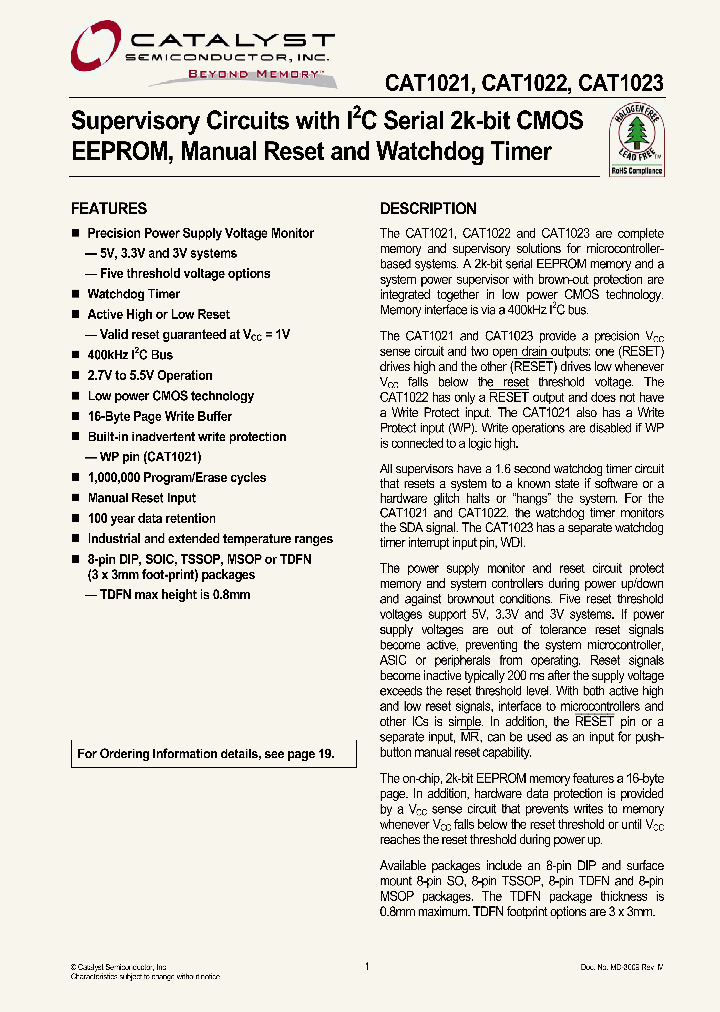 CAT1023YI-28-GT3_3752634.PDF Datasheet
