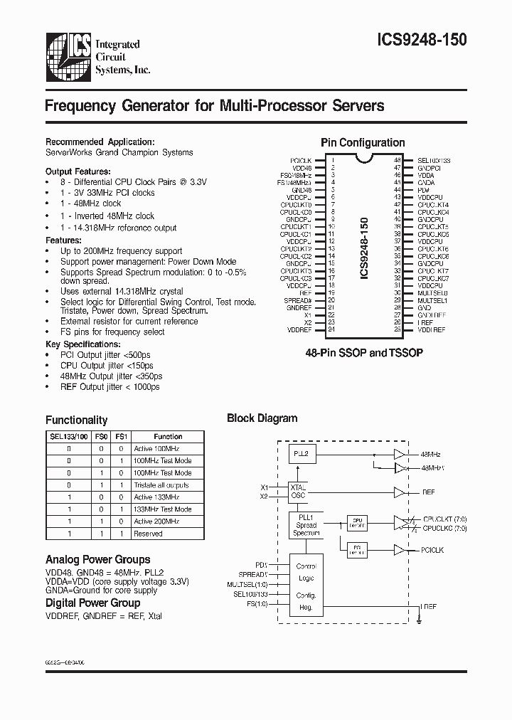 ICS9248YG-150LN-T_3750578.PDF Datasheet