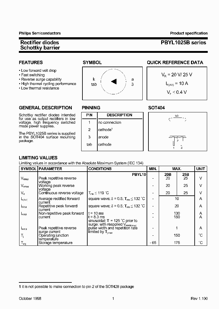 PBYL1025BT3_3753762.PDF Datasheet