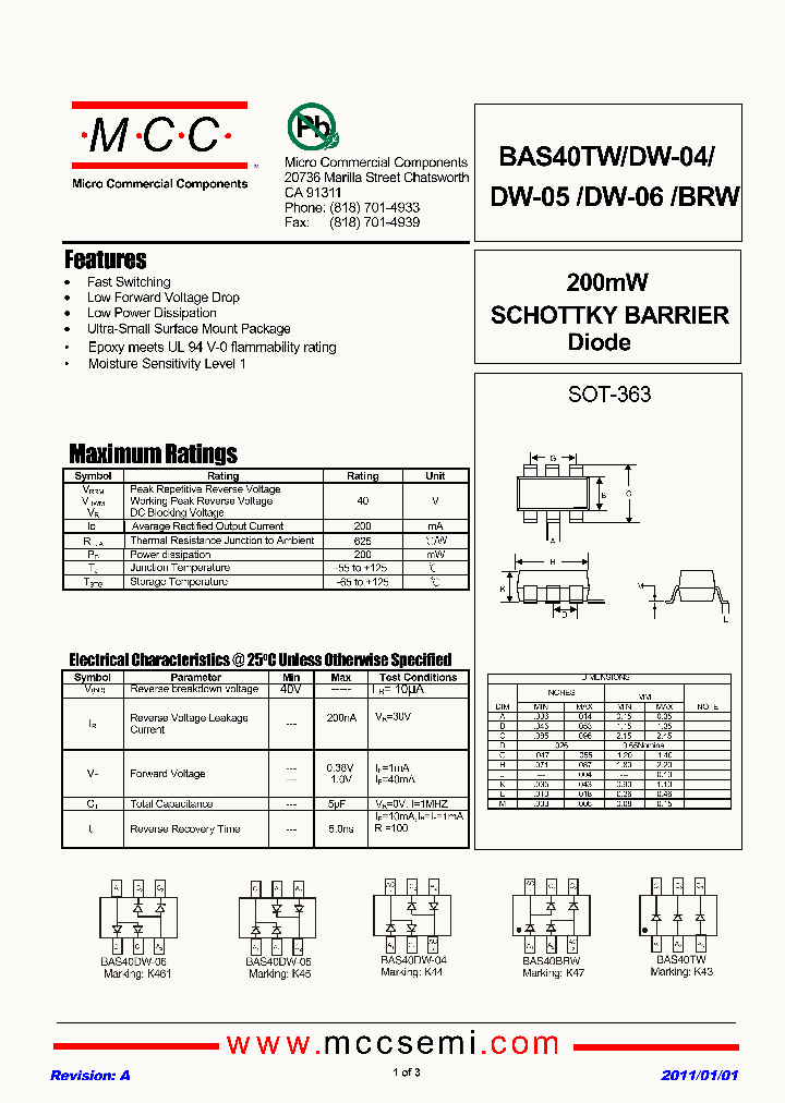 BAS40DW-04_3876117.PDF Datasheet