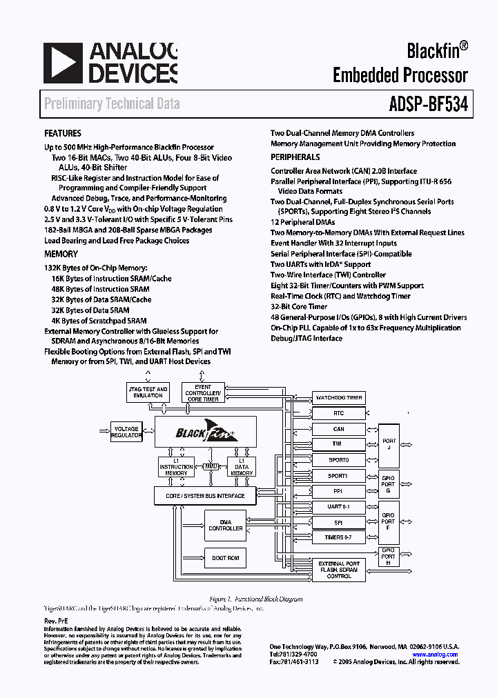 ADSP-BF534BBCZ-4B1_3762872.PDF Datasheet
