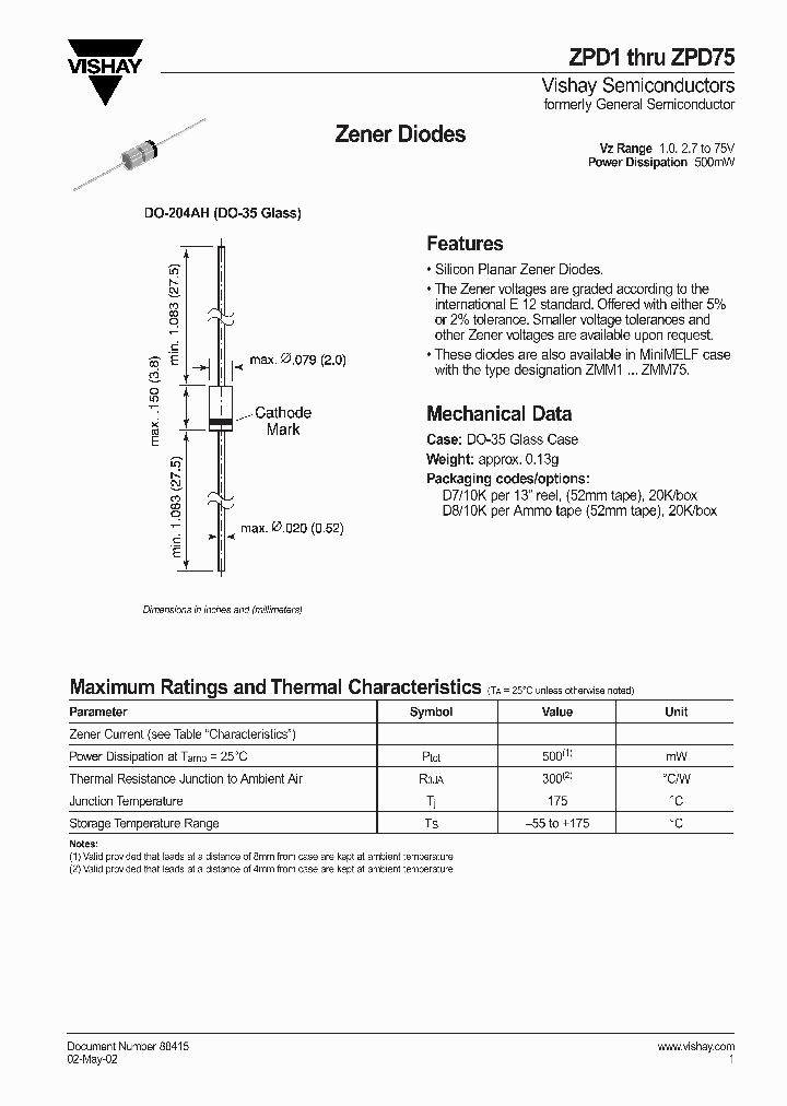 ZPD75D7_3763973.PDF Datasheet
