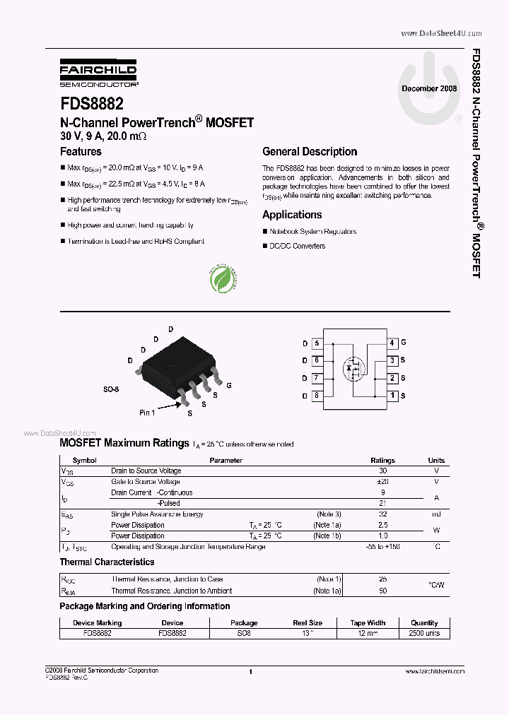 FDS8882_3923948.PDF Datasheet