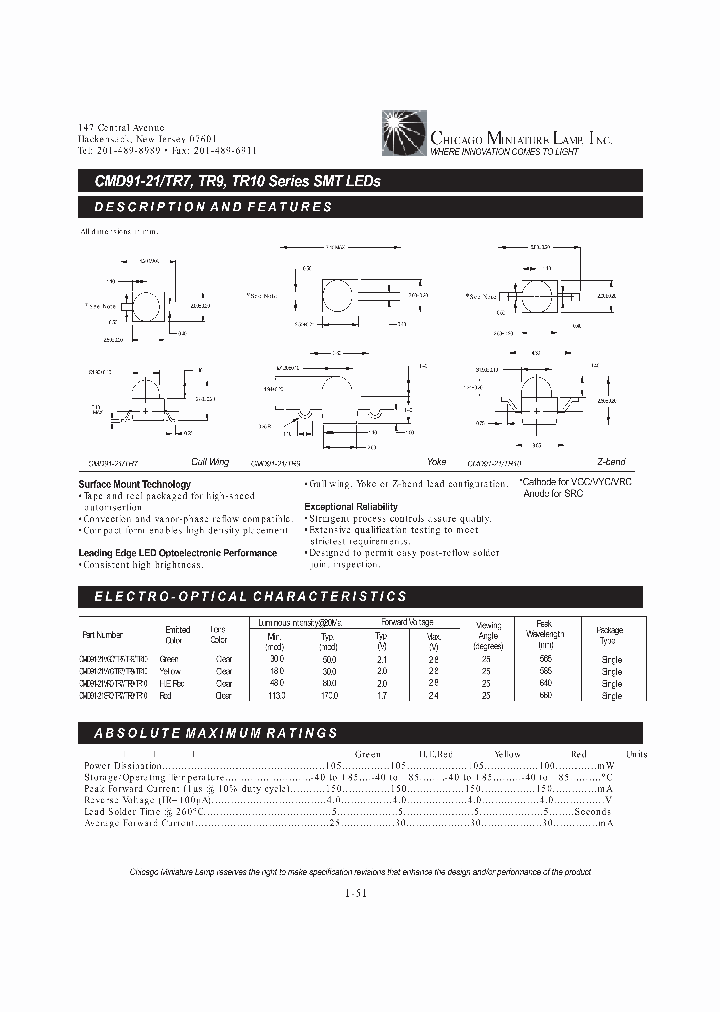 CMD91-21VYCTR7_3774053.PDF Datasheet