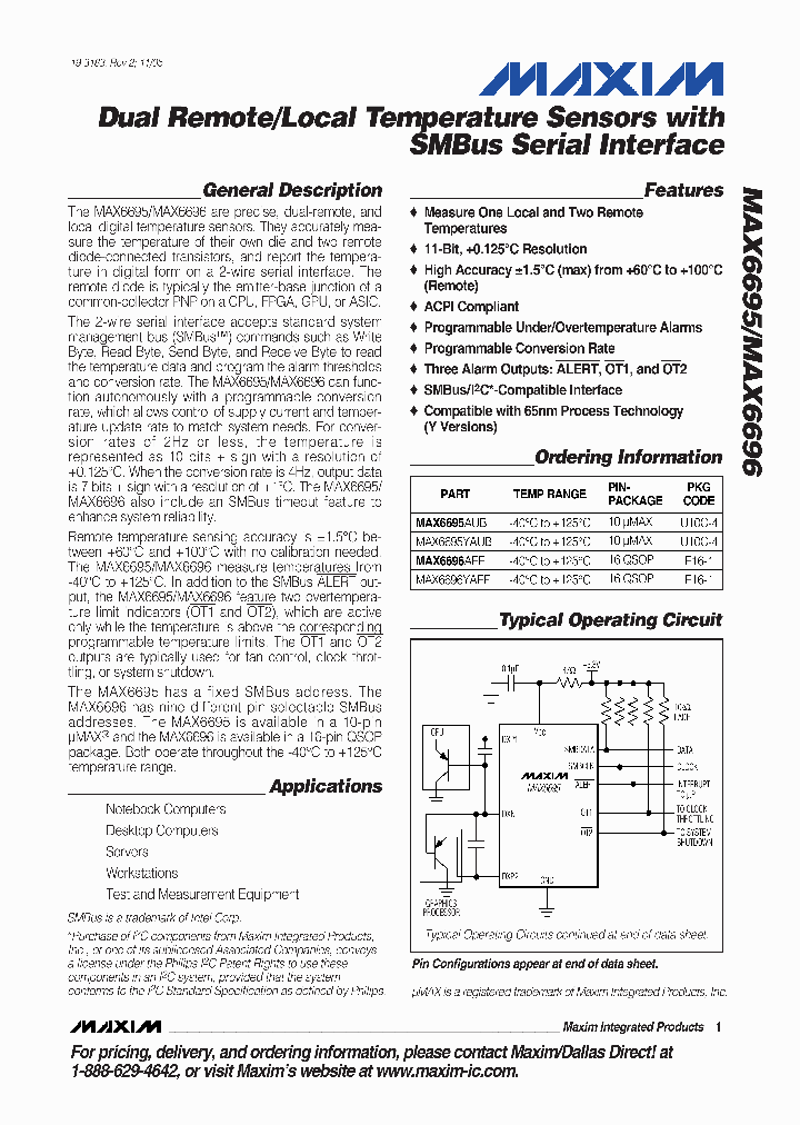 MAX6696YAEET_3772247.PDF Datasheet