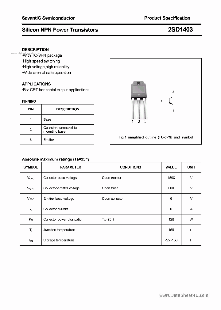 2SD1403_3952297.PDF Datasheet