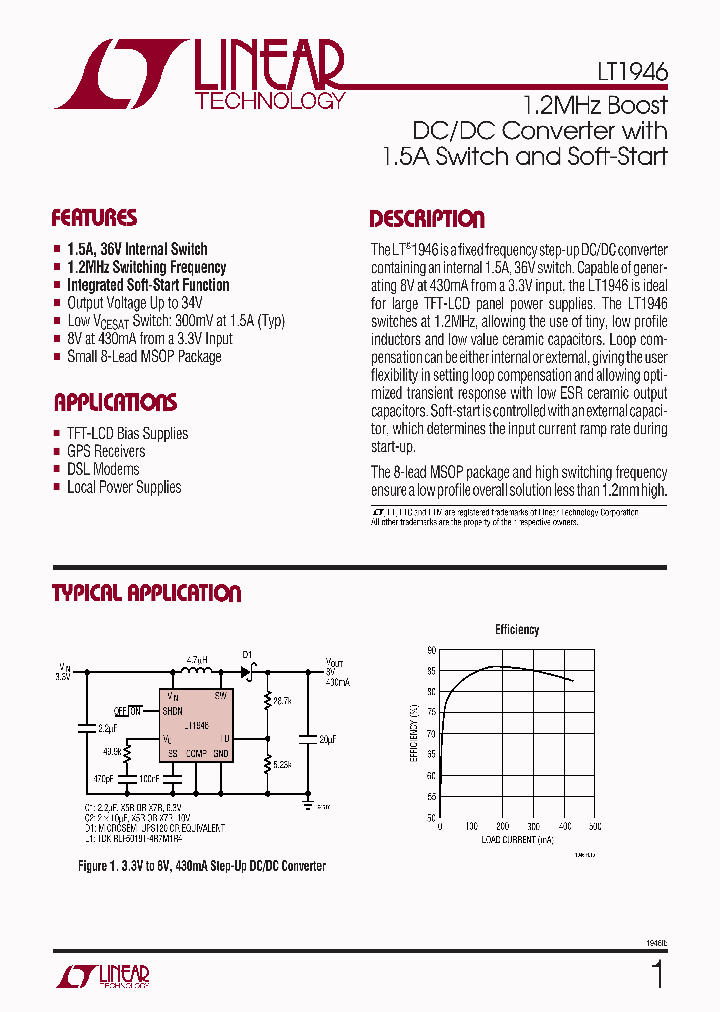 LT1946EMS8ETR_3777389.PDF Datasheet