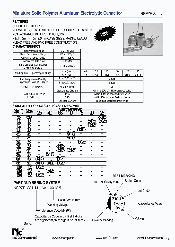 NSPZR152M25V10X125_3781679.PDF Datasheet