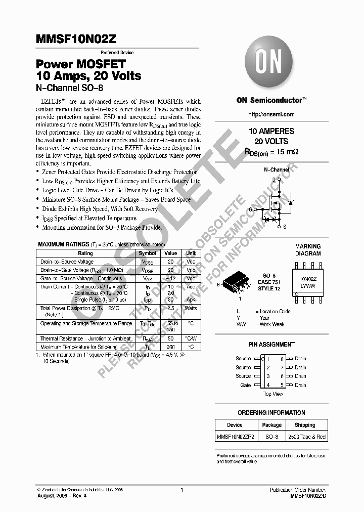 MMSF10N02ZR2_3781419.PDF Datasheet