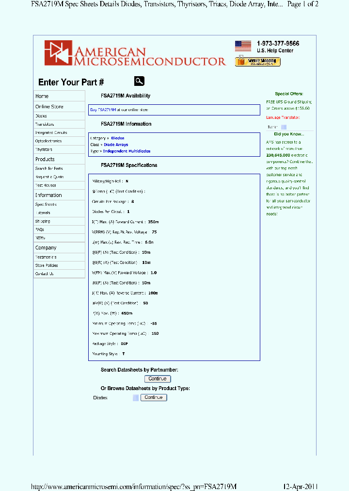 FSA2719M_3785365.PDF Datasheet