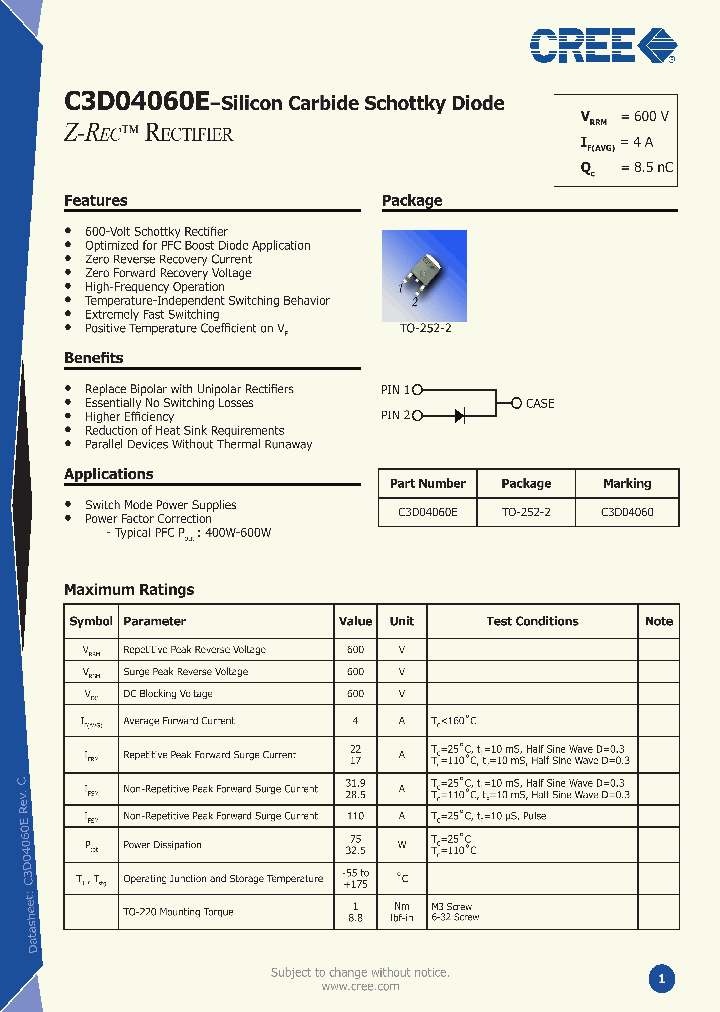 C3D04060E_3788866.PDF Datasheet