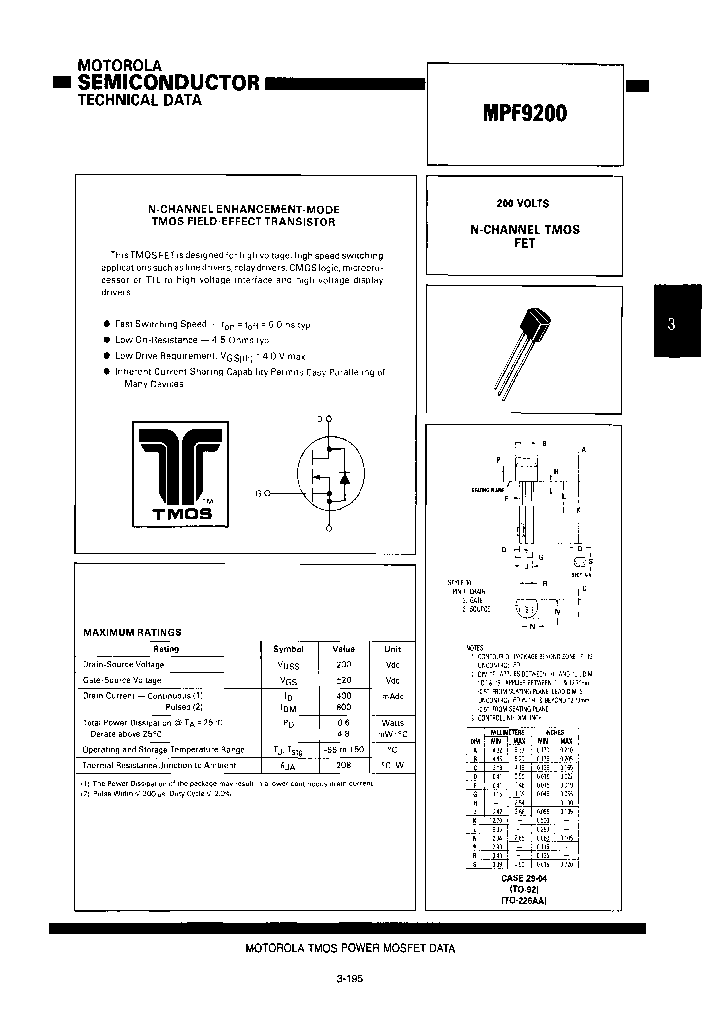 MPF9200_3790902.PDF Datasheet