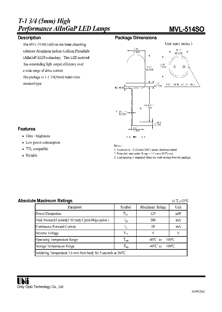 MVL-514SO_4037155.PDF Datasheet