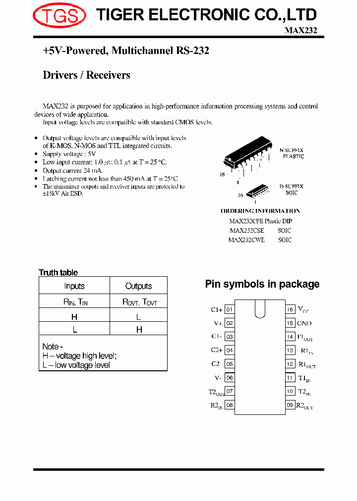 MAX232_4035746.PDF Datasheet