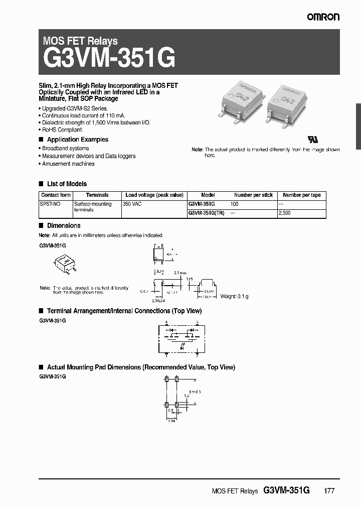 G3VM-351G10_4039235.PDF Datasheet