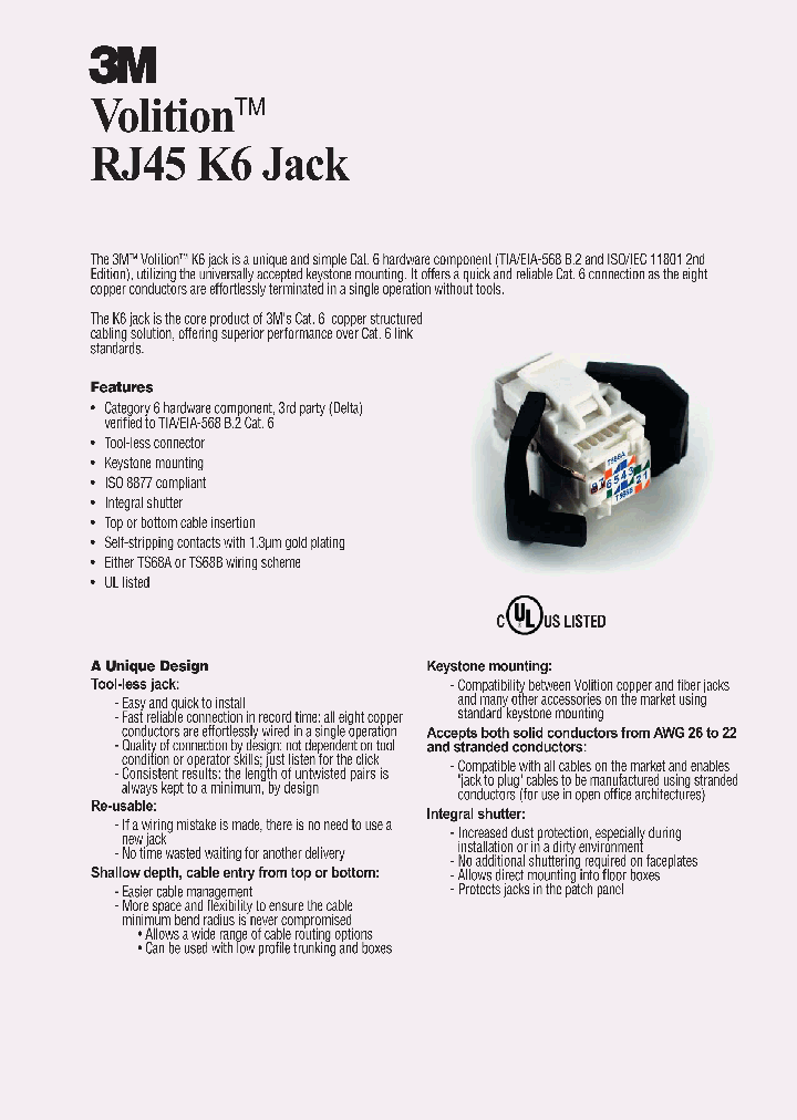 VOL-OCK6-U-BL_3811423.PDF Datasheet