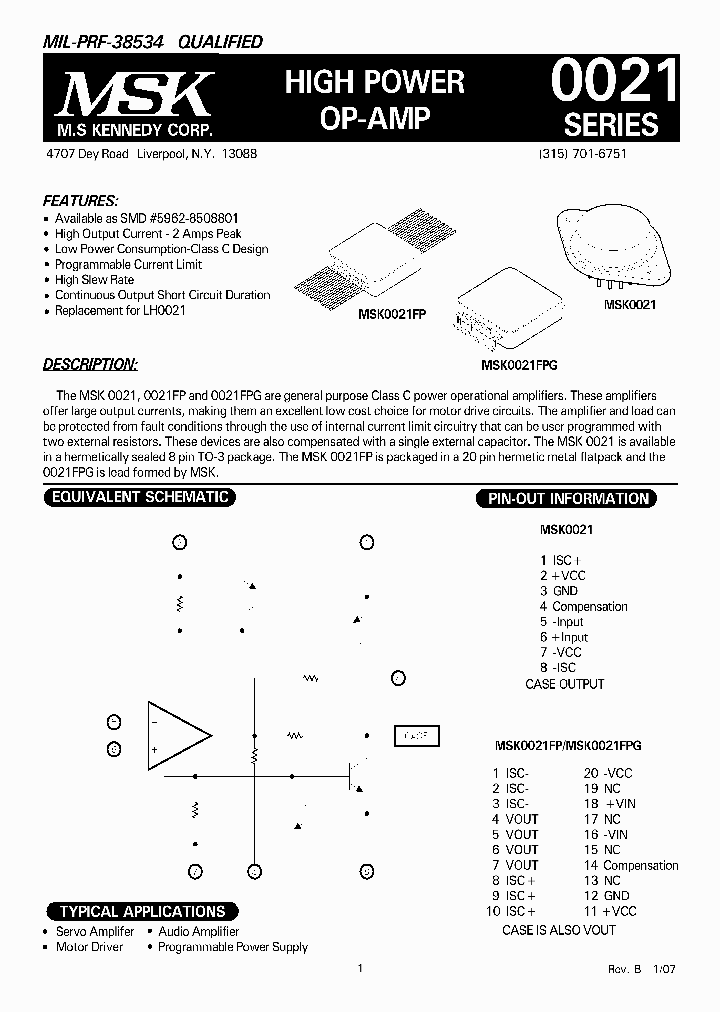 MSK0021B_3813782.PDF Datasheet