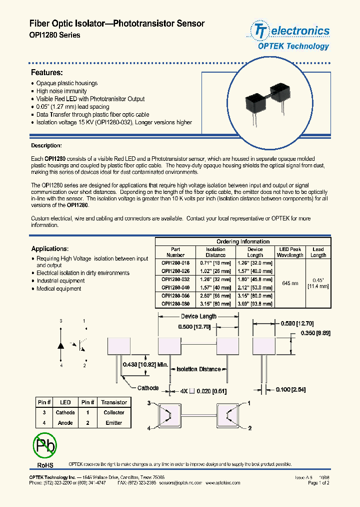 OPI1280-018_3813625.PDF Datasheet
