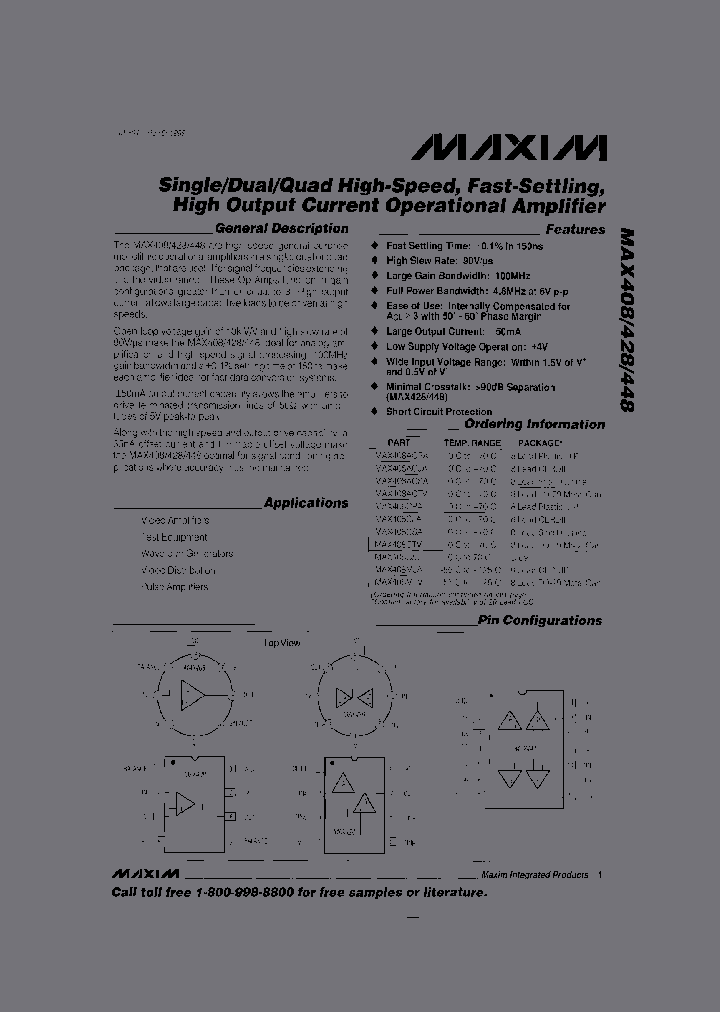 MAX408MIV_3814750.PDF Datasheet