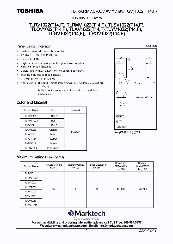 TLOV1022T14F_3817573.PDF Datasheet