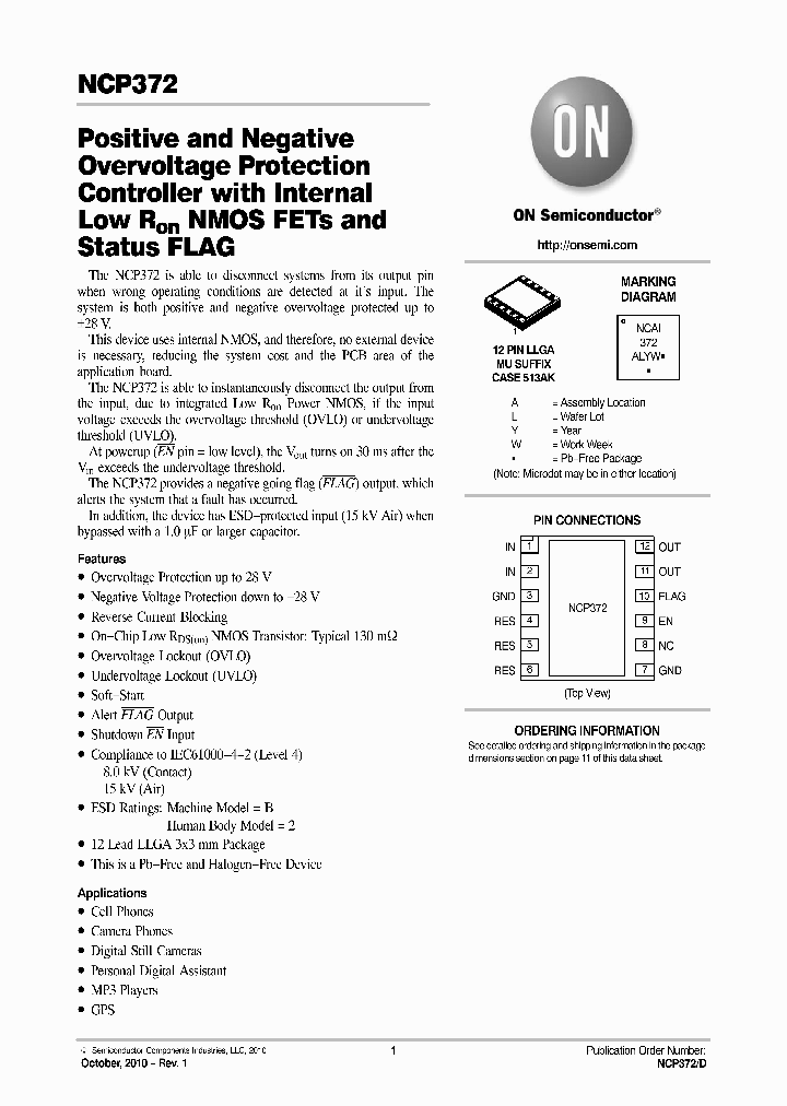 NCP372MUAITXG_3818523.PDF Datasheet