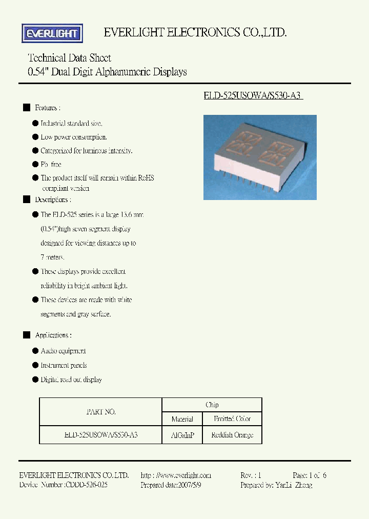 ELD-525USOWAS530-A3_3818559.PDF Datasheet