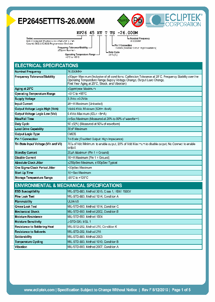 EP2645ETTTS-26000M_3819425.PDF Datasheet
