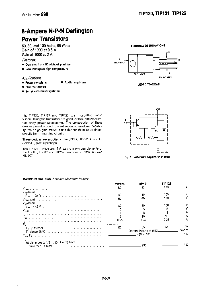 TIP122-6226_3819521.PDF Datasheet