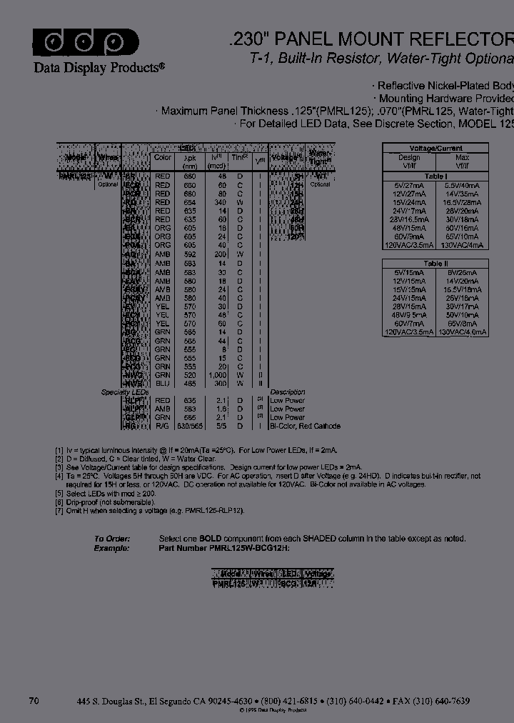 PMRL125-PCA12H_3819969.PDF Datasheet