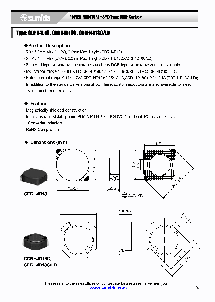 CDRH4D18CLDNP-1O1PC_3820560.PDF Datasheet